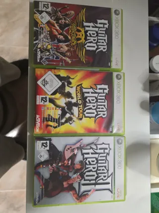 Guitarra Guitar Hero + 3 Juegos