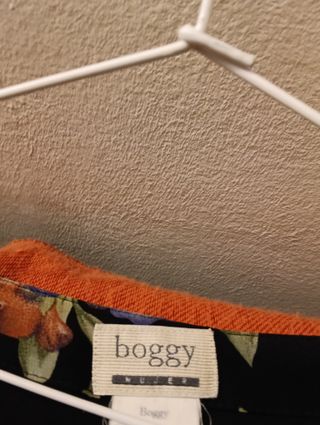 Vestido floral negro verano