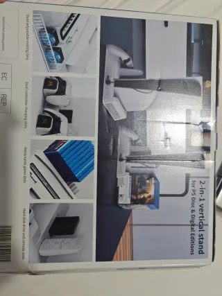 Soporte Vertical PS5 2 en 1