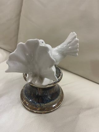 Figura Porceval Palomas Porcelana Pintada Mano