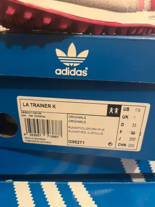 Adidas LA Trainer K . 36 y 39.5.