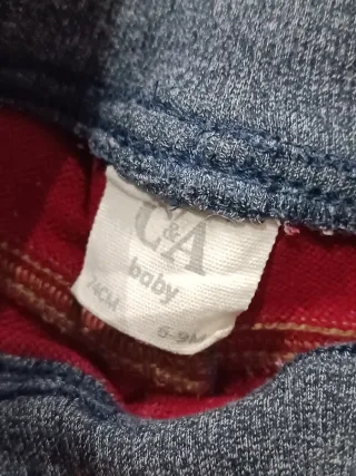 2 Calças C&A Criança Rapaz 6-9 Meses