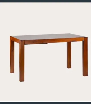 Mesa comedor extensible teka maciza