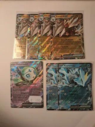 Lotto EX Luce Nera in Italiano Pokemon Near Mint
