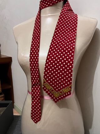 Cravatta Gianfranco Ferré seta pois oro