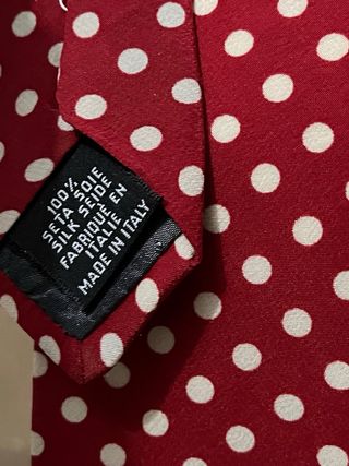 Cravatta Gianfranco Ferré seta pois oro