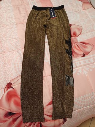 Leggings Lotto Oro Lamé
