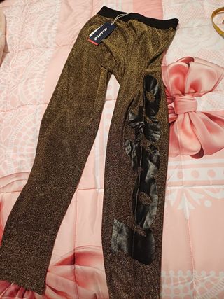 Leggings Lotto Oro Lamé