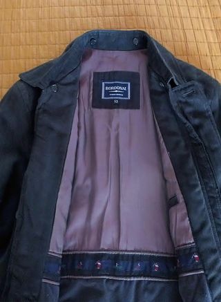 Chaquetón hombre gris oscuro