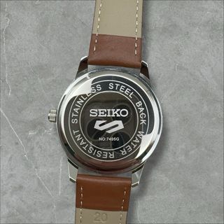 Reloj Seiko Presage Quartz Esfera Blanca - Hombre