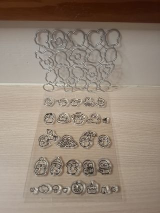 Sellos y troqueles de pingüinos