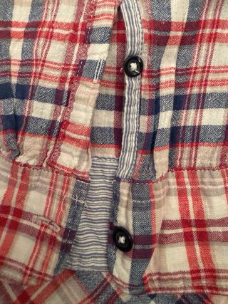 Camicia Fred Mello XXXL Slim Fit lino e cotone