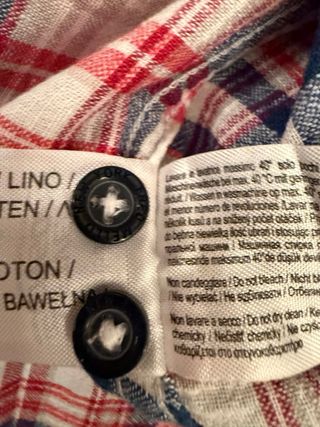 Camicia Fred Mello XXXL Slim Fit lino e cotone