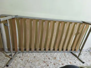 Somier 90cm Metal y Madera