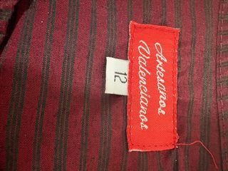 Blusón fallero talla 12 y pañuelos