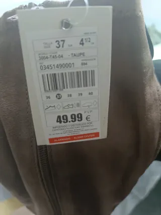 Botas altas marrones con plataforma