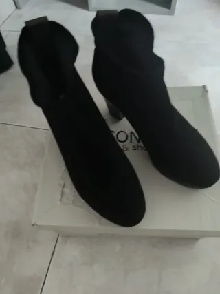 Botas altas marrones con plataforma