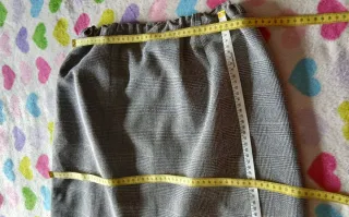 Falda de cuadros vintage