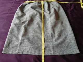 Falda de cuadros vintage