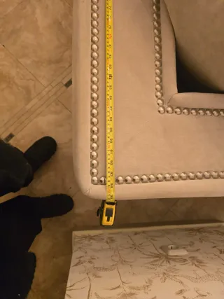 Sofá de 3 plazas beige