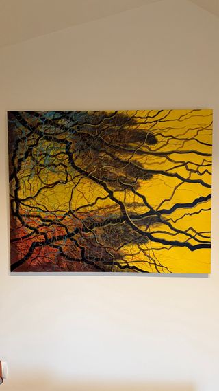 Cuadro abstracto multicolor