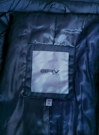 Chaquetón azul marino hombre