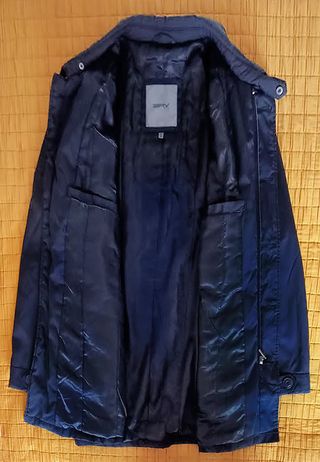 Chaquetón azul marino hombre