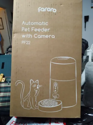 Comedero automático perro/gato WiFi HD. NUEVO !!!