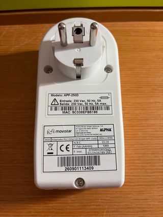 2 Adaptadores PLC Ethernet Movistar