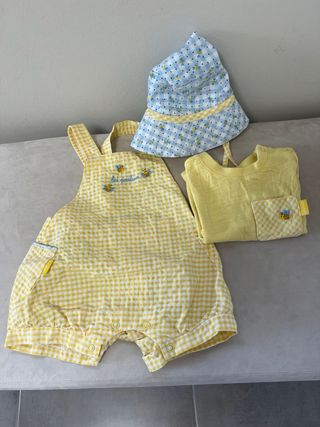 Lote 2 conjuntos ropa bebé 2-4 meses