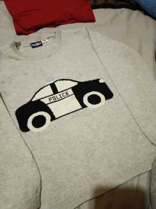 Jersey infantil policía coche