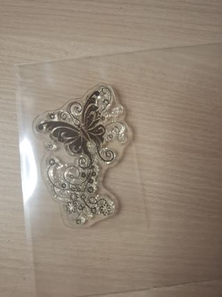 Sello de scrapbooking mariposa