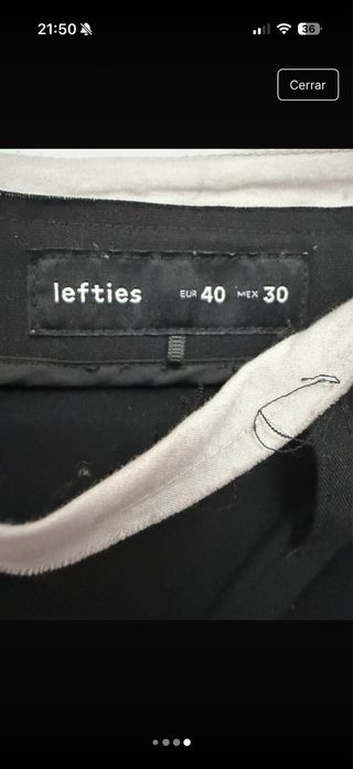 Pantalones negros de vestir