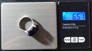 Anillo Plata Ley Grande Amatista Morada + Regalo