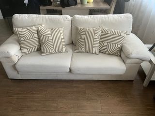 Conjunto de sofás de 3 y 2 plaza.2plazas 190x83x82