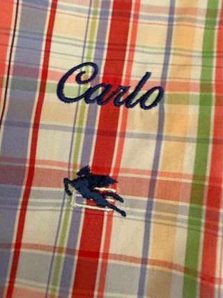 Camicia Etro uomo IT43 ricamo