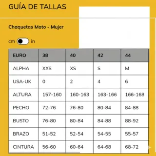 Chaqueta Dainese Mujer Piel Talla M