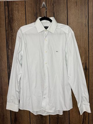 Camicia Lacoste Uomo Tg 40 Righe