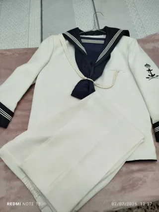 Traje comunión niño marinero talla 14