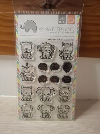 Sellos de goma Mama Elephant