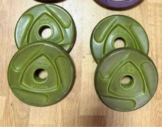 Lote 4 discos ZIVA 1,25kg