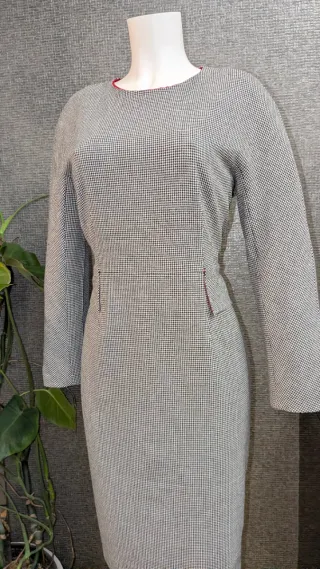 Vestido Purificación García pata de gallo