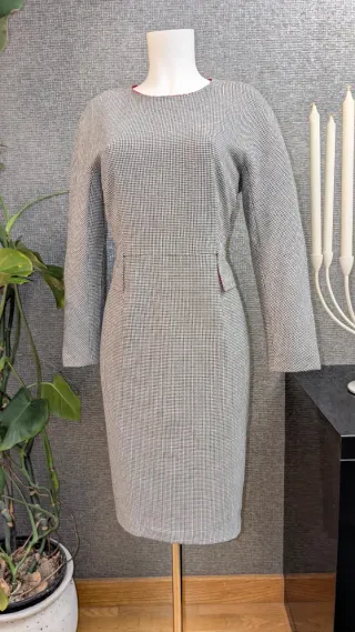 Vestido Purificación García pata de gallo