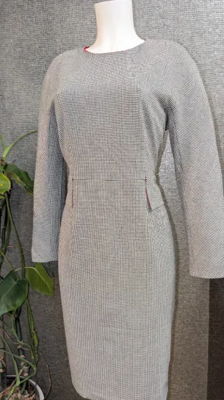 Vestido Purificación García pata de gallo