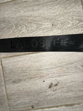 Riñonera Lacoste Negra y Gris