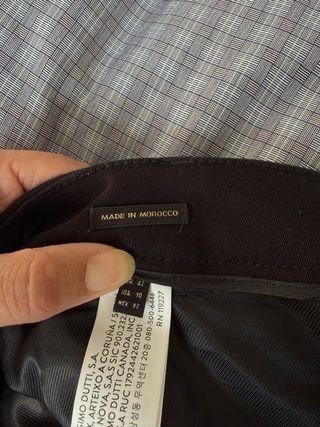 Pantalón negro Massimo Dutti