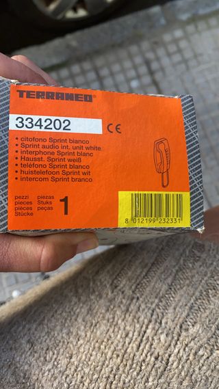 Telefonillo Sprint Blanco.