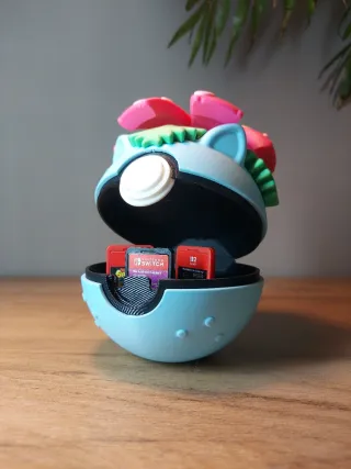 Venusaur Ball - Nintendo Cartridge Holder