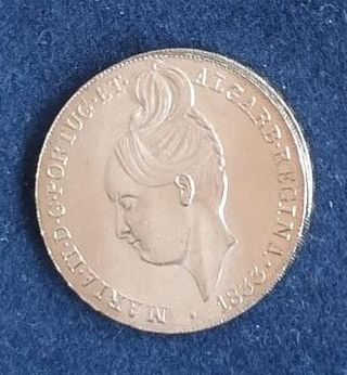 Moeda comemorativa de D. Maria II, Rainha Portugal