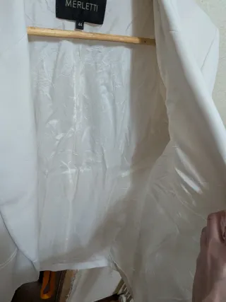 Americana blanca MERLETTI Talla M